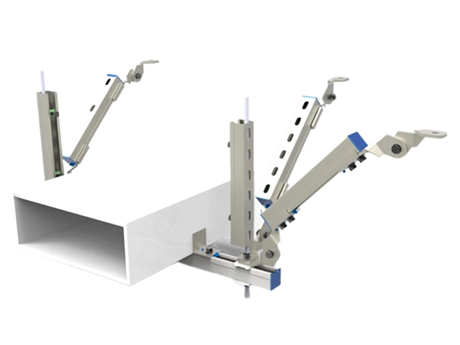 Seismic bracing display